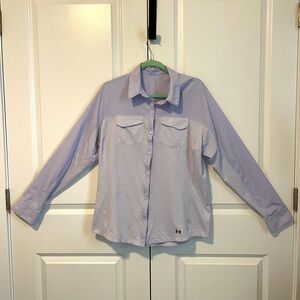 Under Armour Lavender Long Sleeve Shirt ~XL